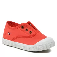 Trampki damskie - Trampki Tommy Hilfiger - Low Cut Easy-On Sneaker T1X9-32824-0890 S Red 300 - miniaturka - grafika 1