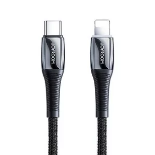 Joyroom kabel przewód USB Typ C - Lightning Power Delivery 20W 2,4A 1,2m czarny (S-1224K2 Black) - Kable USB - miniaturka - grafika 1