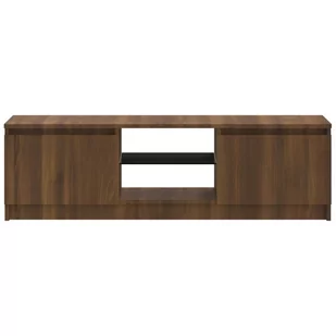 Lumarko Szafka pod TV z LED, brązowy dąb, 120x30x35,5 cm - Szafki RTV - miniaturka - grafika 11