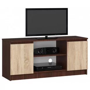 Fabryka Mebli Akord SZAFKA RTV K120 2D 1P WENGE / SONOMA OP0LRTVVENSON005 - Szafki RTV - miniaturka - grafika 1