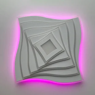 FISCHER & HONSEL Lampa sufitowa LED Hero, biała, 50 x 50 cm, akryl, CCT, RGB - Lampy sufitowe - miniaturka - grafika 3