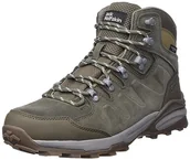 Buty trekkingowe męskie - Jack Wolfskin Męskie buty trekkingowe Refugio Texapore MID M Cold Coffee, 39,5 EU, Cold Coffee, 39.5 EU - miniaturka - grafika 1