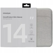 Torby na laptopy - INNOSTYLE TORBA NA LAPTOPA 14" WODOODPORNA ETUI OMNIPROTECT SLIM SZARY - miniaturka - grafika 1