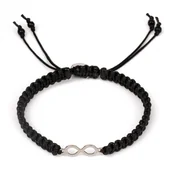 Bransolety męskie - Bransoletka męska nieskończoność BA3607 - miniaturka - grafika 1