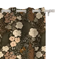 Zasłony - Zasłona AUTUMN wzór AT08 | jesienny bukiet 150 x 300 cm tkanina zaciemniająca - miniaturka - grafika 1