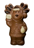 Czekolada - Łoś z mlecznej czekolady M.Pelczar Chocolatier 90g - miniaturka - grafika 1