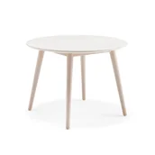 Ławy i stoliki kawowe - Stolik kawowy IVY, Ø700x520 mm, biały - miniaturka - grafika 1