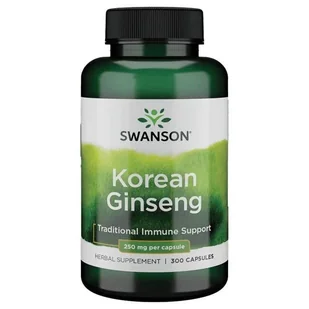 SWANSON Ginseng żeń-szeń 250 mg 300 kaps - Suplementy naturalne - miniaturka - grafika 1