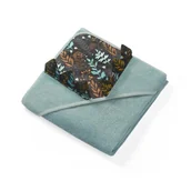 Okrycia kąpielowe dla dzieci - BabyOno Okrycie kąpielowe frotte 100x100cm Hedgehog Spines - miniaturka - grafika 1