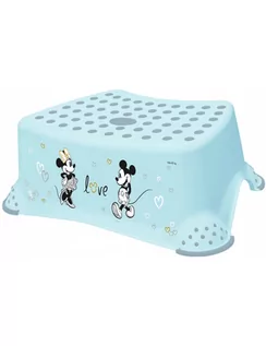 Wyposażenie pokoiku dziecięcego - Keeeper Tomek Mickey Mouse podest dziecięcy z funkcją antyposlizgową cloudy blue - grafika 1