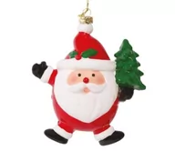 Bombki - Bombka Mikołaj Z Choinką 12Cm - miniaturka - grafika 1