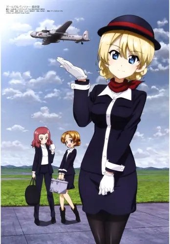 Plakat Anime Girls und Panzer gup_011 A3 (custom)