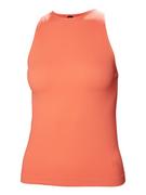 Koszulki sportowe damskie - Helly Hansen Top sportowy "Allure Seamless" w kolorze pomarańczowym - miniaturka - grafika 1
