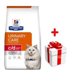 HILL'S PD Prescription Diet Feline c/d Urinary Stress 8kg + niespodzianka dla kota GRATIS! - Sucha karma dla kotów - miniaturka - grafika 1
