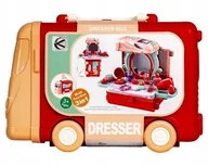 Zabawy w naśladowanie dorosłych - Zestaw w kuferku kosmetyczka makeup makija�� - miniaturka - grafika 1