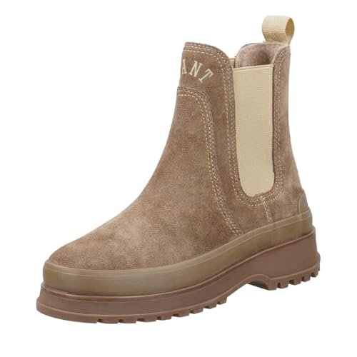 GANT FOOTWEAR WINTLY Chelsea damskie kozaki, Cold Beige, 41 EU, Cold Beige, 41 EU