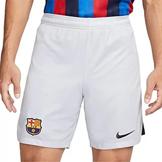Koszule męskie - Nike Męska koszula FCB Dry Fit Stad, szary/czarny (Sky Grey/Black/Black), S - grafika 1