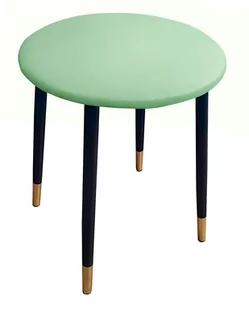 Taboret TRIX D7 seledyn podstawa czarna/złota - Taborety i hokery - miniaturka - grafika 1