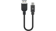 Kable USB - Kabel USB Goobay USB-A - USB-C Czarny (JAB-2902724) - miniaturka - grafika 1