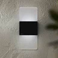 Lampy ogrodowe - STAR TRADING Kinkiet zewnętrzny LED Wally, 14x6 cm biały matowy CCT - miniaturka - grafika 1