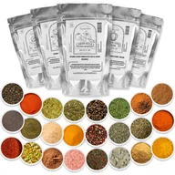 Przyprawy i zioła sypkie - ZESTAW PRZYPRAW 24 SZTUKI PRZYPRAWY ZIOŁA MIX AROMATYCZNE WYSOKIEJ JAKOŚCI - miniaturka - grafika 1