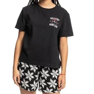 Koszulki i topy damskie - Koszulka Quiksilver Stranger Things 86 Cropped bawełniana-XS - miniaturka - grafika 1