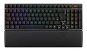 Klawiatury - ASUS ROG Strix Scope II 96 RX Wireless klawiatura Gaming USB + RF Wireless + Bluetooth Czarny 90MP03S0-BKDA20 - miniaturka - grafika 1