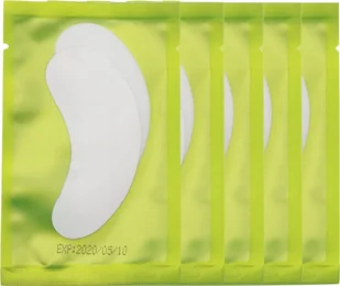 Project Lashes, Żelowe Płatki Pod Oczy Do Rzęs Zielone, 10 Opakowań - Waciki, płatki i patyczki kosmetyczne - miniaturka - grafika 1