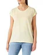 Koszule damskie - ESPRIT Damska koszula codzienna bawełniana Nw Ocs Sslv od piżamy Top, Pastelowy żółty 2, 64 - miniaturka - grafika 1