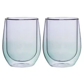 Szklanki - ALTOMDESIGN Zestaw szklanek termicznych ALTOMDESIGN Andrea 300 ml 2 sztuki) Zielony 0103008154 - miniaturka - grafika 1