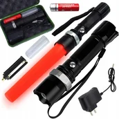 Latarki - Mocna Latarka Taktyczna Policyjna Swat Led Etui - miniaturka - grafika 1