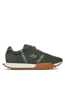 Sneakersy męskie - Lacoste Sneakersy L-Spin Evo 7-49SMA0104 Khaki - miniaturka - grafika 1
