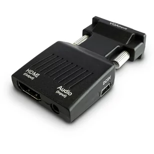 Savio Adapter HDMI VGA/Audio - Kable komputerowe i do monitorów - miniaturka - grafika 4