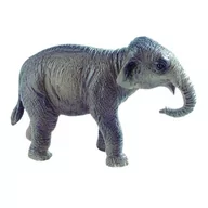 Figurki dla dzieci - Bullyland Słonik Indyjski 8cm dzikie 63589 24H - miniaturka - grafika 1