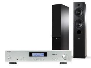Rotel A11 Tribute (srebrny) + Tesi 5 (czarny) - Zestawy stereo - miniaturka - grafika 1