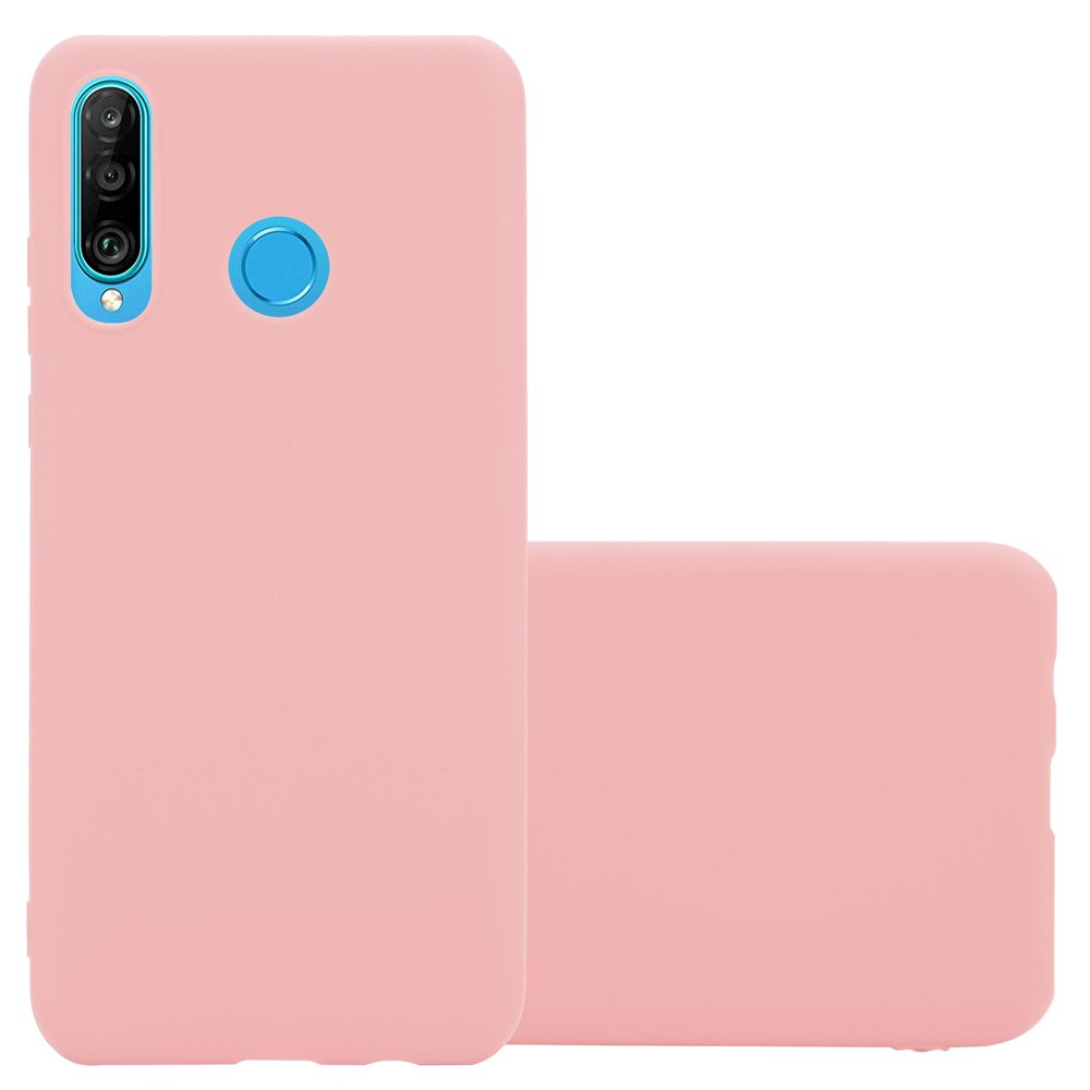 Etui ochronne Cadorabo do Huawei P30 LITE w kolorze różowym etui na telefon komórkowy silikonowe etui z TPU