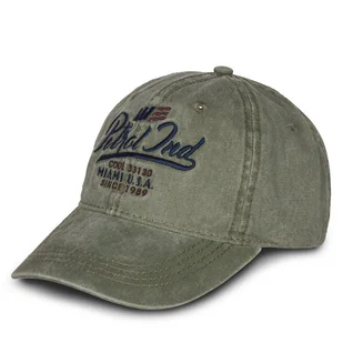 Czapka z daszkiem Petrol Industries M-1050-CAP820 Zielony - Czapki męskie - miniaturka - grafika 1