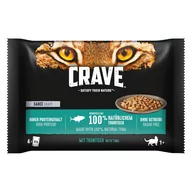 Mokra karma dla kotów - Pakiet próbny Crave, saszetki, 4 x 85 g, tuńczyk w sosie - miniaturka - grafika 1