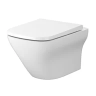 Miski WC - Cersanit Larga Square Toaleta WC 52x36 cm CleanOn bez kołnierza biała K120-004 - miniaturka - grafika 1