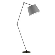 Lampy stojące - Lampa podłogowa LYSNE Manila, 60 W, E27, stalowa/czarna, 177x60 cm - miniaturka - grafika 1
