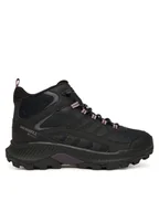 Buty trekkingowe damskie - Merrell Trekkingi Speed Strike 2 Mid GORE-TEX J038258 Czarny - miniaturka - grafika 1
