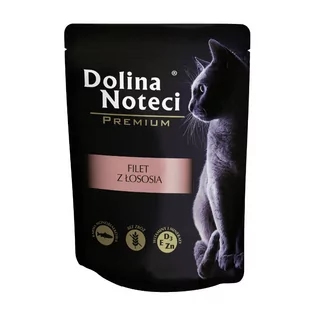 DOLINA NOTECI FILET Z ŁOSOSIA w sosie saszetka dla kota 85g - Mokra karma dla kotów - miniaturka - grafika 1
