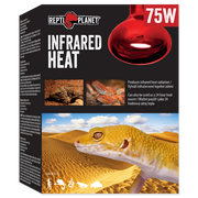Akcesoria do terrarium - Repti Planet RP Żarówka Infrared HEAT 75W - miniaturka - grafika 1