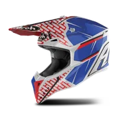 Kaski motocyklowe - Kask Cross Airoh Wraap MX Idol Czerwony/Niebieski połyskXXL - miniaturka - grafika 1