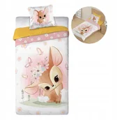 Pościel dla dzieci - Pościel Niemowlęca Sarenka Kwiaty 100x135 Bawełna 100% - miniaturka - grafika 1