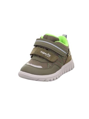 Superfit Chłopięce Sport7 Mini Gore-tex buty do nauki chodzenia, Zielony jasnozielony 7010, 33