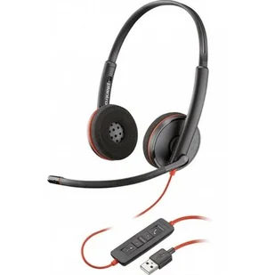 Plantronics 209749  101 Blackwire UC-słuchawka C3220 USB-C 209749-101 - Akcesoria do telefonów stacjonarnych - miniaturka - grafika 1