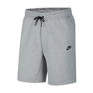 Nike Męskie szorty M NSW Tch FLC, Dk Grey Heather/(Black), L - Spodenki damskie - miniaturka - grafika 1