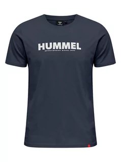 Koszulki i topy damskie - Hummel Koszulka "Legacy" w kolorze granatowym - grafika 1
