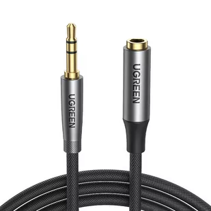 UGREEN Kabel AV190 Przedłużacz audio AUX jack 3.5mm 2m czarny UGR1071BLK - Kable - miniaturka - grafika 1